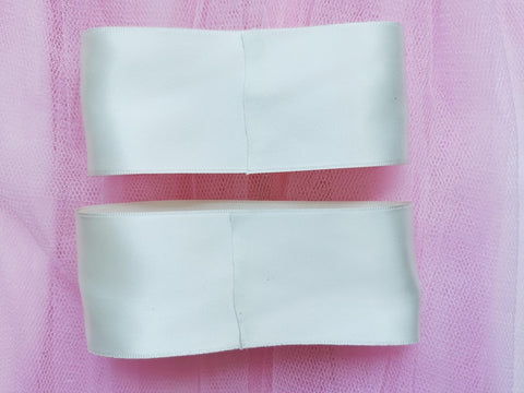 fold your ribbon in half to make your bow DIY ears