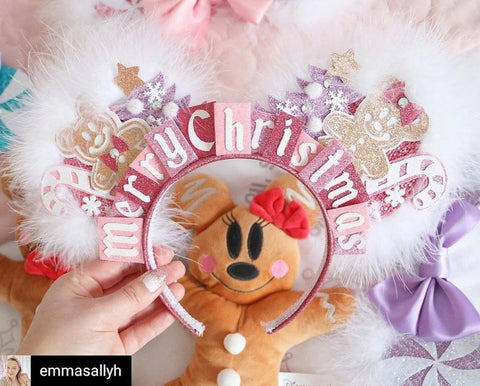 gingerbread minnie mouse headband