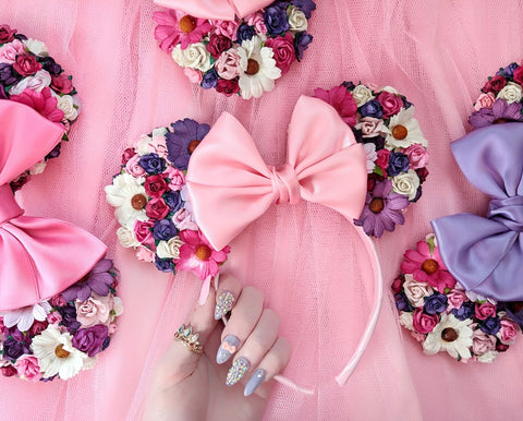 floral rapunzel mickey ears