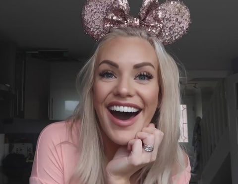 rose gold minnie mouse ears lubyandlola