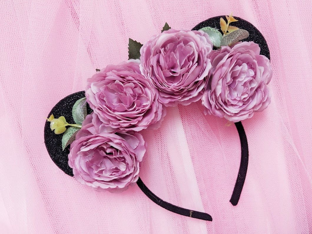 Pretty Peonies Flower Crown Ears – lubyandlola