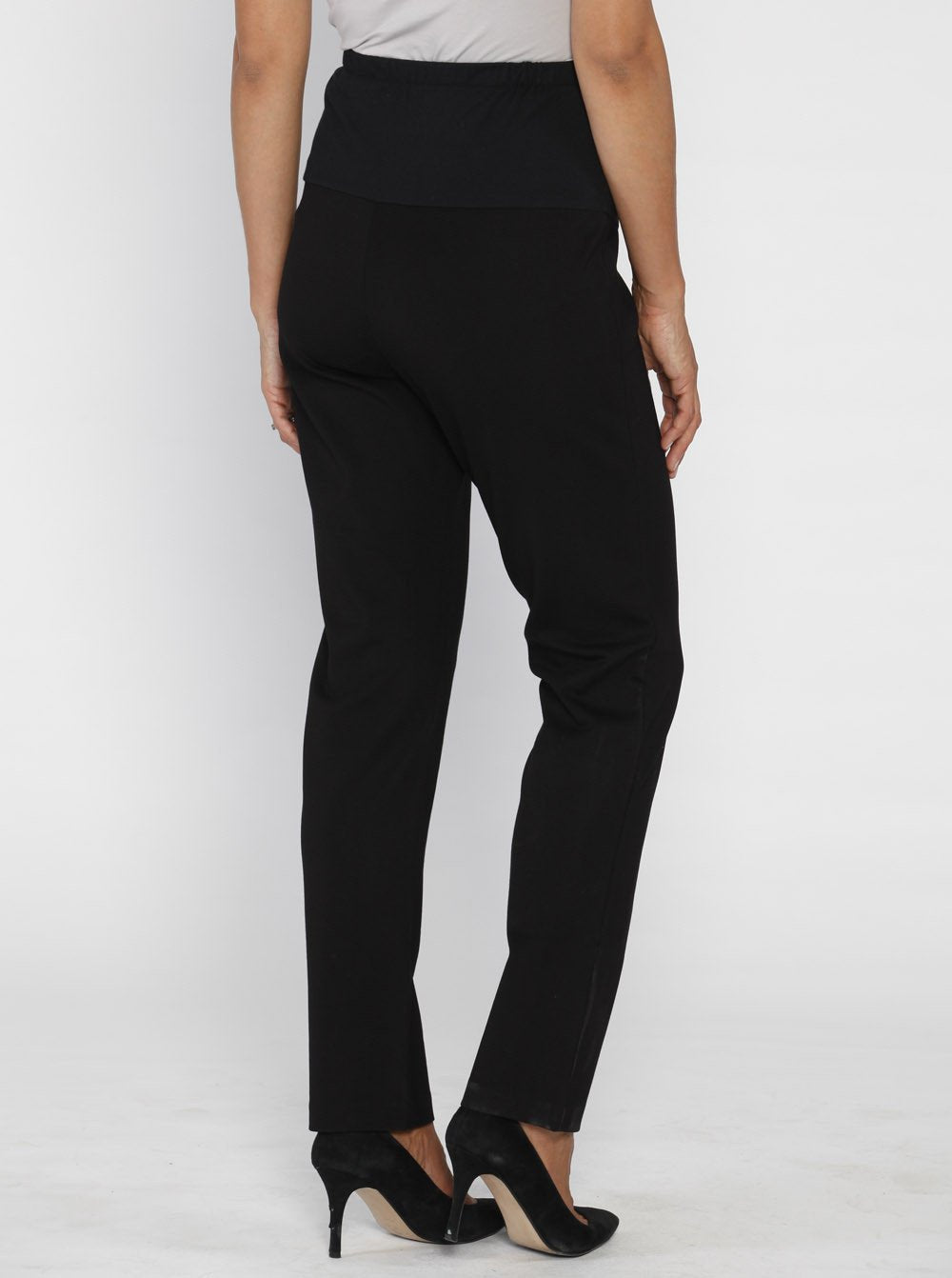 Mid Waist Straight Leg Maternity Pants in Dark Grey – Maternity Clearance  Outlet