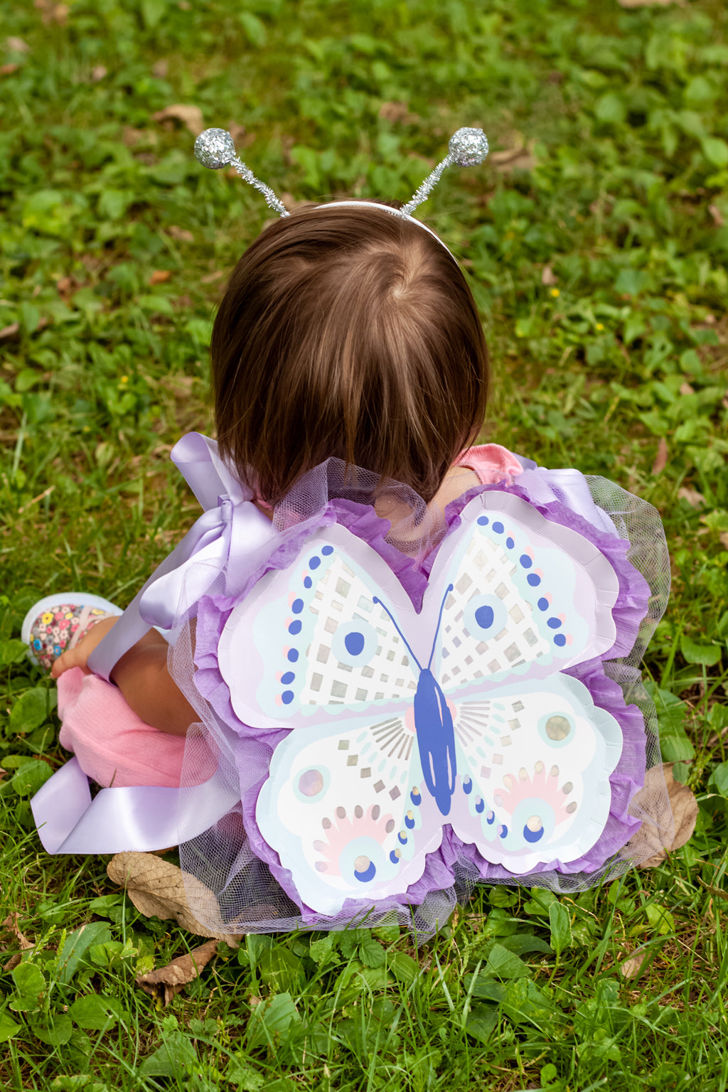 finished baby butterfly costume