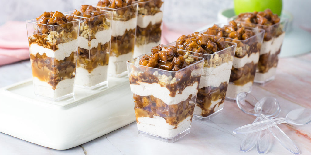 caramel apple trifles