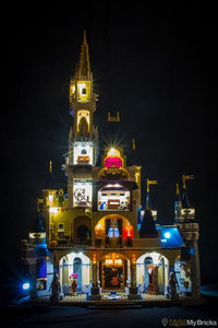 disney lego castle lights