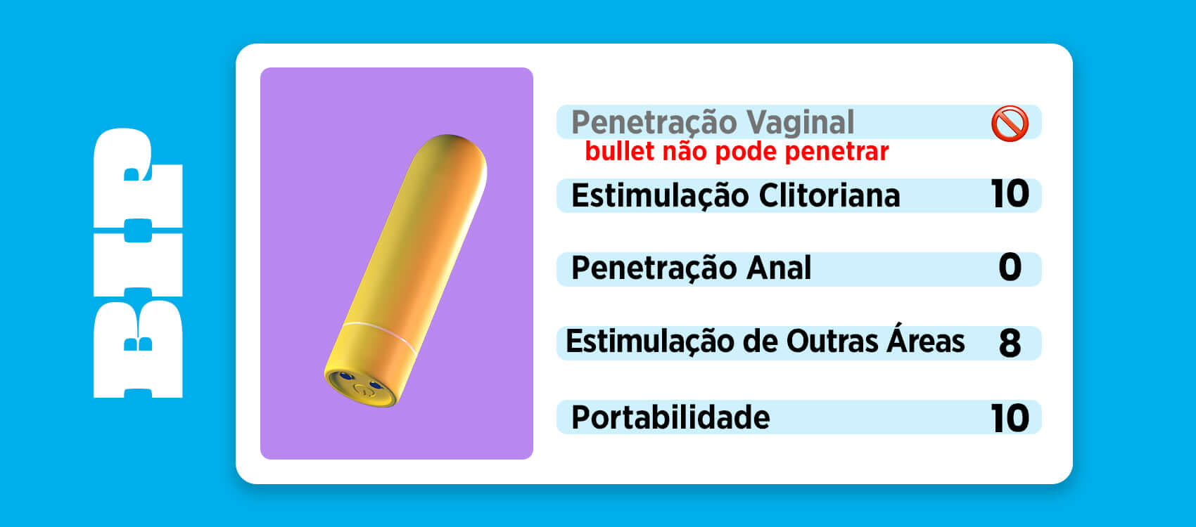 VIBRADOR BULLET BIP