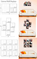 picture frame montage sizes