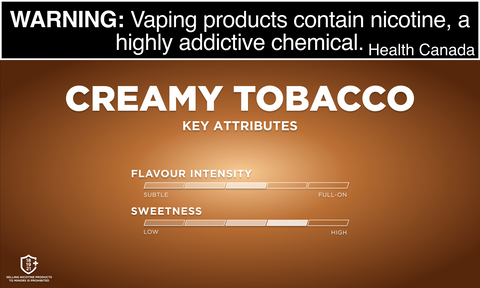 VUSE GO DISPOSABLE CREAMY TOBACCO A SMOOTH BLEND OF RICH AND CREAMY TOBACCO FLAVOUR. MISTER VAPOR CANADA