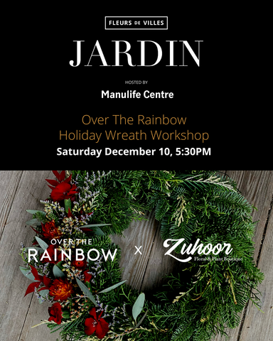 Over the Rainbow Holiday Wreath Workshop