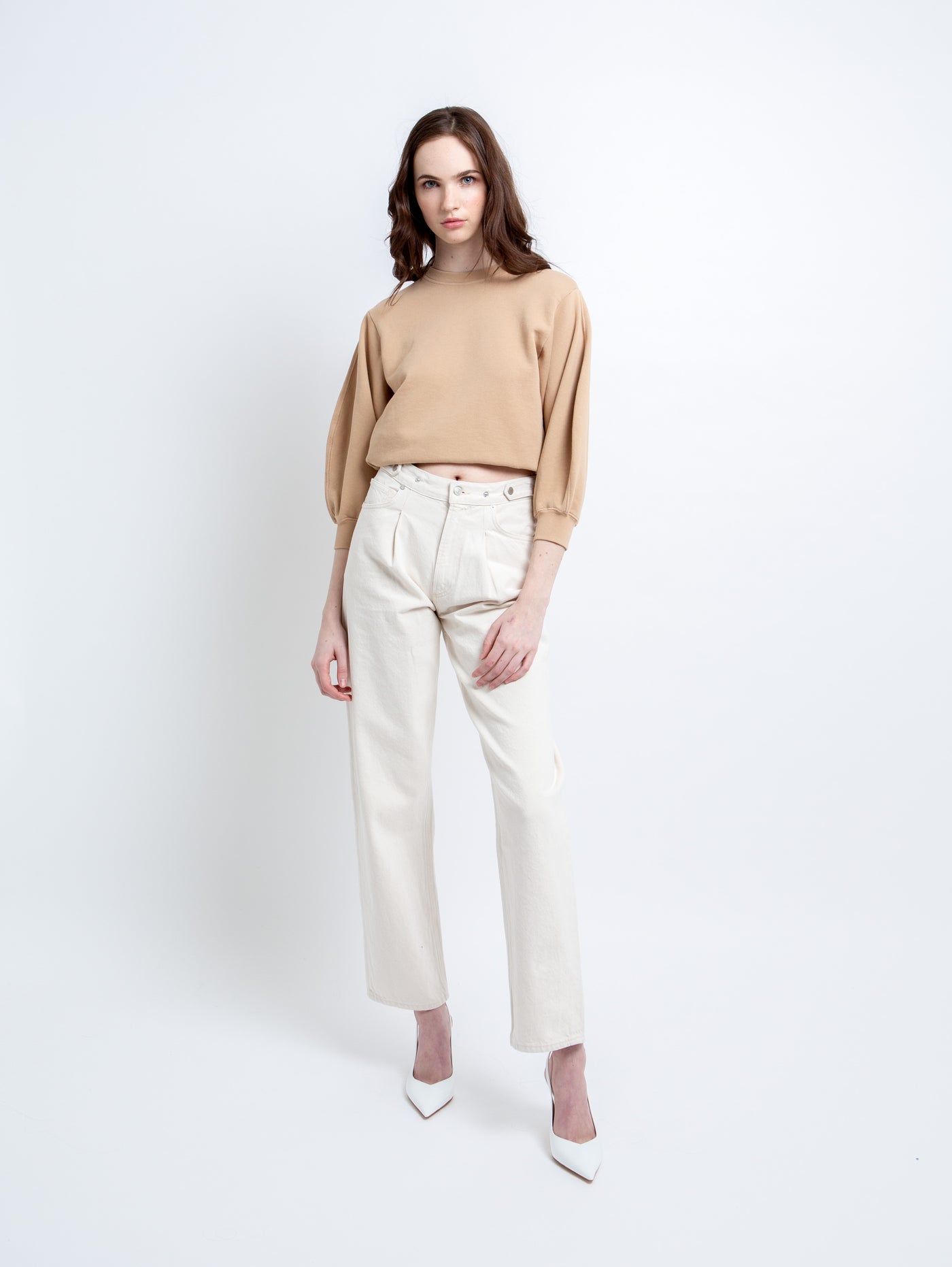 agolde baggy oversized jeans with pleats