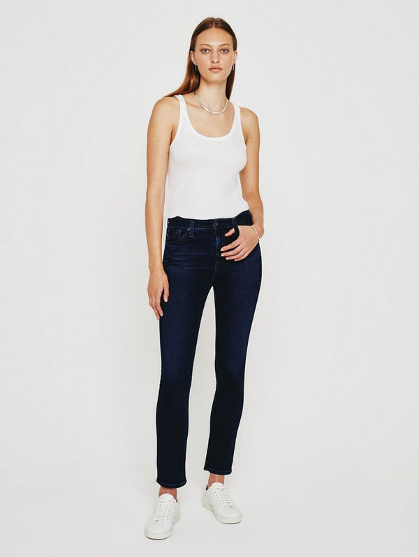 Mari High Rise Straight Corduroy Pant