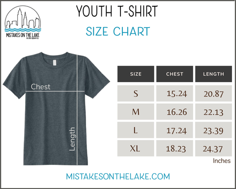 SIZE CHARTS | Mistakes on the Lake