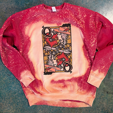 Women's leopard heart print sweatshirt – Rag to Tag