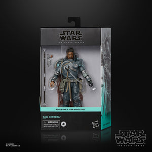 STAR WARS THE BLACK SERIES ROGUE ONE SAW GERRERA 6" ACTION FIGURE "PRE-ORDER FEB 2023 APPROX" LLL