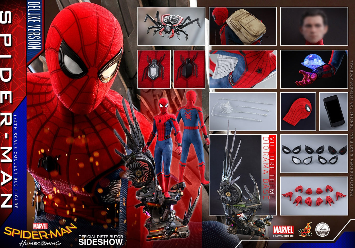 hot toys spider man homecoming tech suit