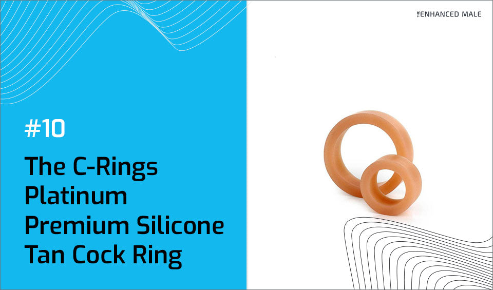 The C-Rings Platinum Premium Silicone Tan Cock Ring By Doc Johnson