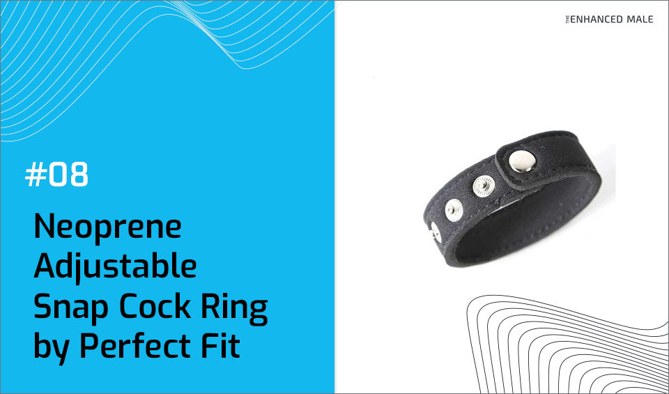 Neoprene Adjustable Snap Cock Ring by Perfect Fit