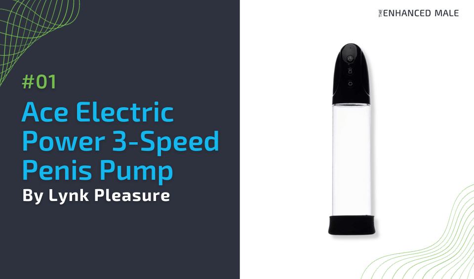 Ace Electric Power 3-Speed Penis Pump by Lynk Pleasure