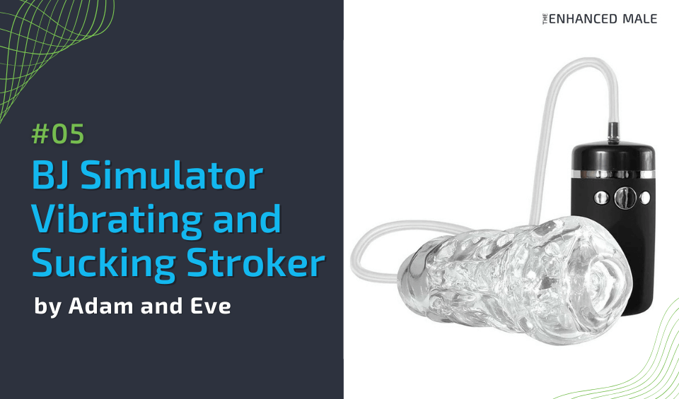 Adam and Eve BJ Simulator Vibrating and Sucking Stroker
