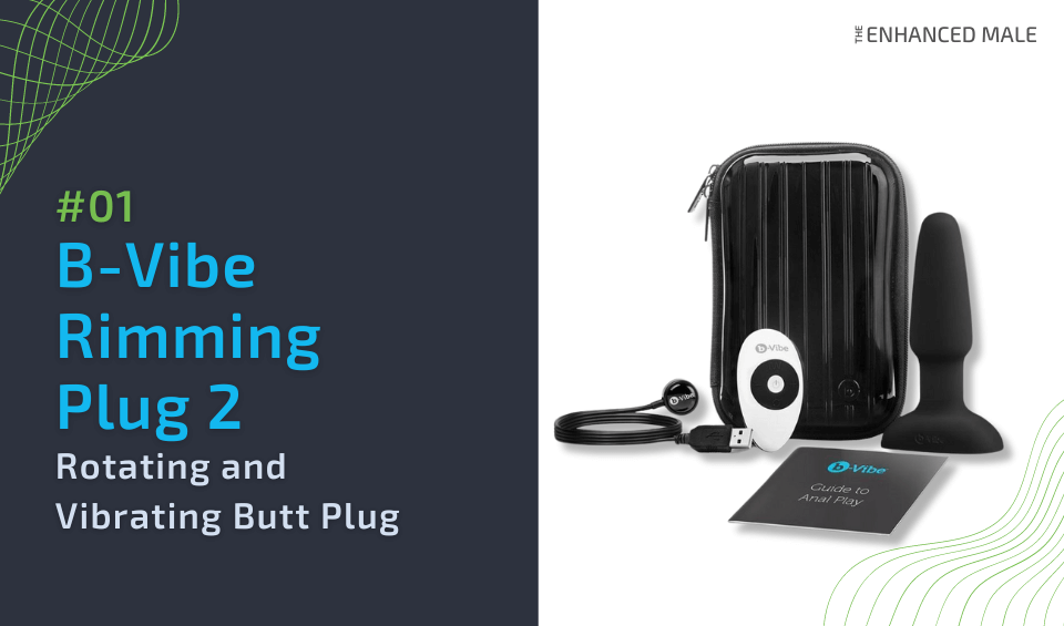 B-Vibe Rimming Plug 2 | Rotating and Vibrating Butt Plug