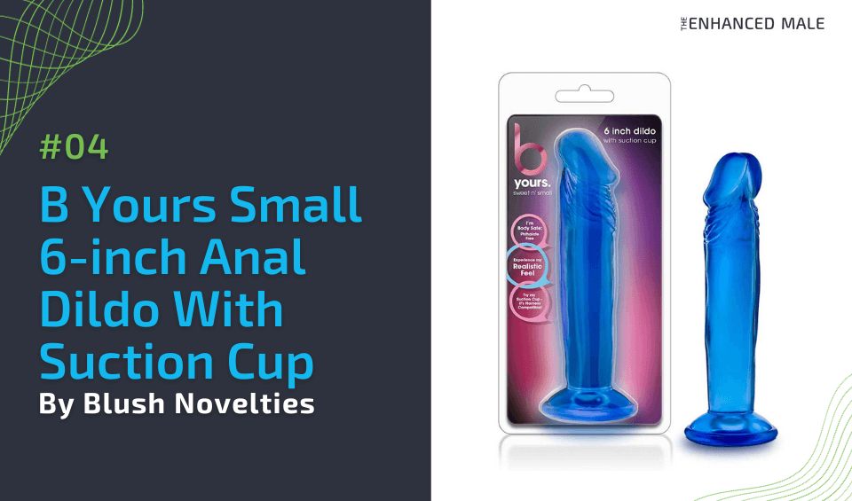 B Yours Small 6-inch Anal Dildo With Suction Cup By Blush Novelties