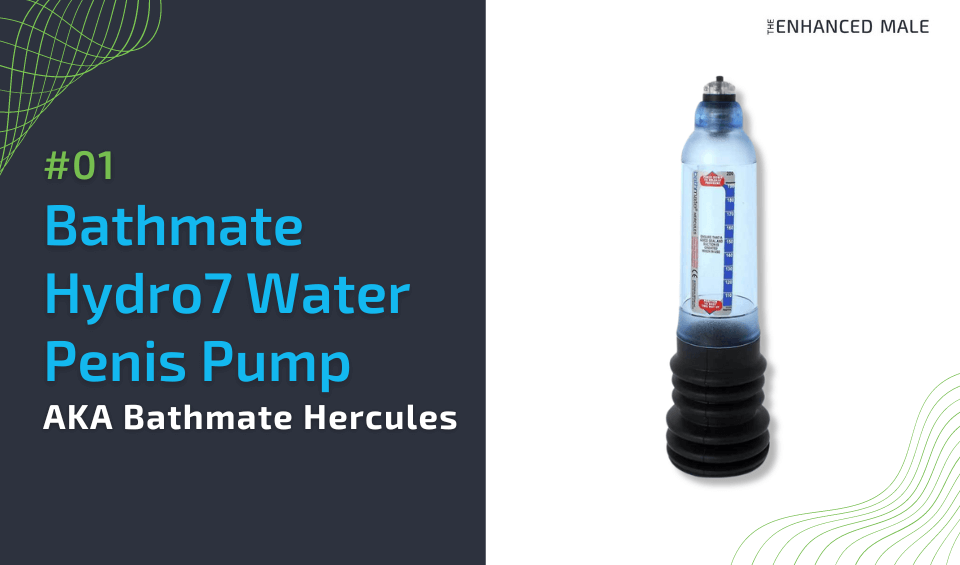 Bathmate Hydro7 Water Penis Pump for Men - AKA Bathmate Hercules