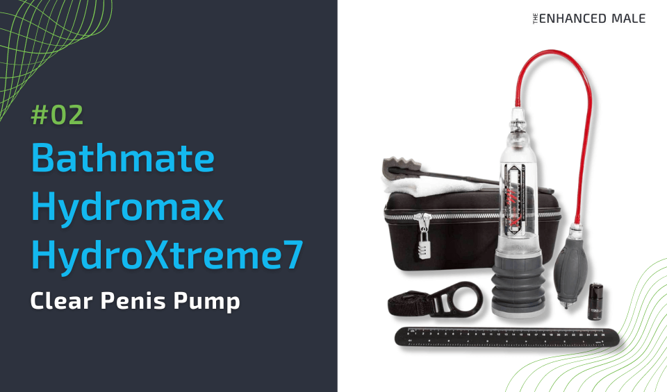 Bathmate Hydromax HydroXtreme7 Clear Penis Enhancement Pump