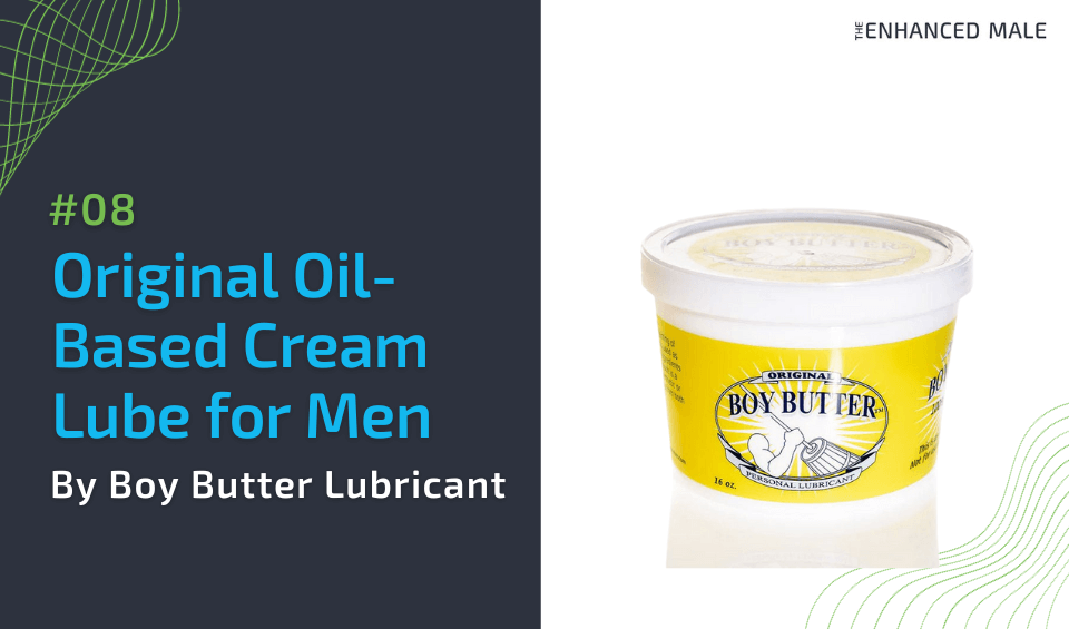 Boy Butter Original Oil-Based Cream Lube for Men