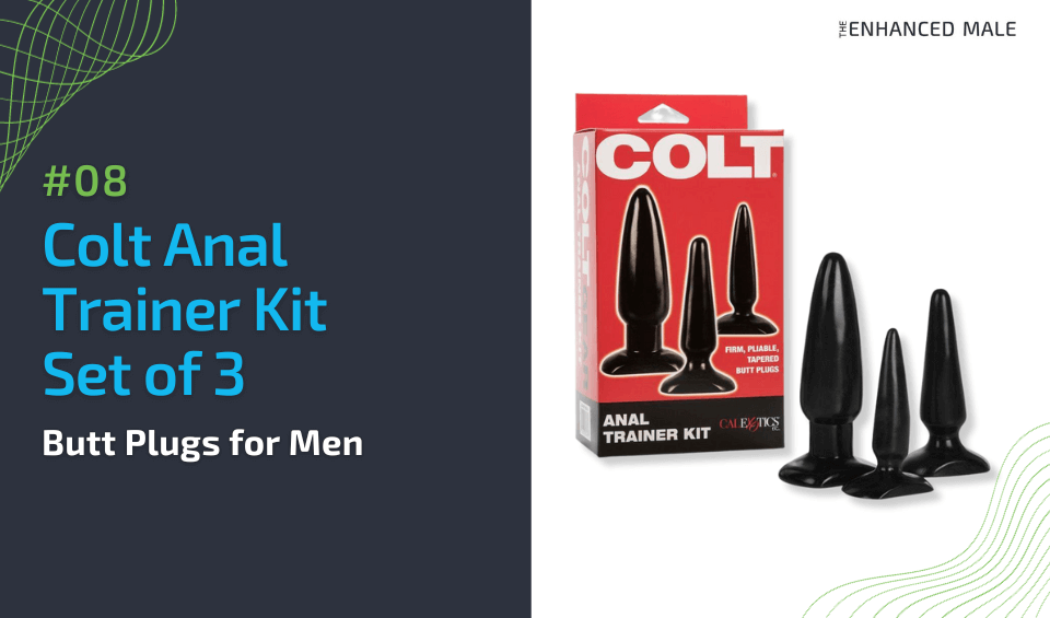 Colt Anal Trainer Kit | Set Of 3 Butt Plugs For Men