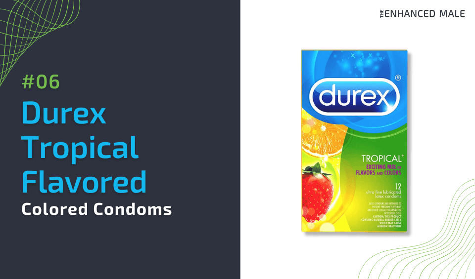 Durex Tropical Flavored and Colored Condoms