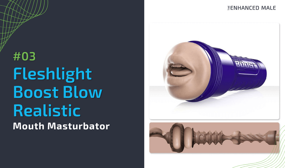 Fleshlight Boost Blow Realistic Mouth Masturbator