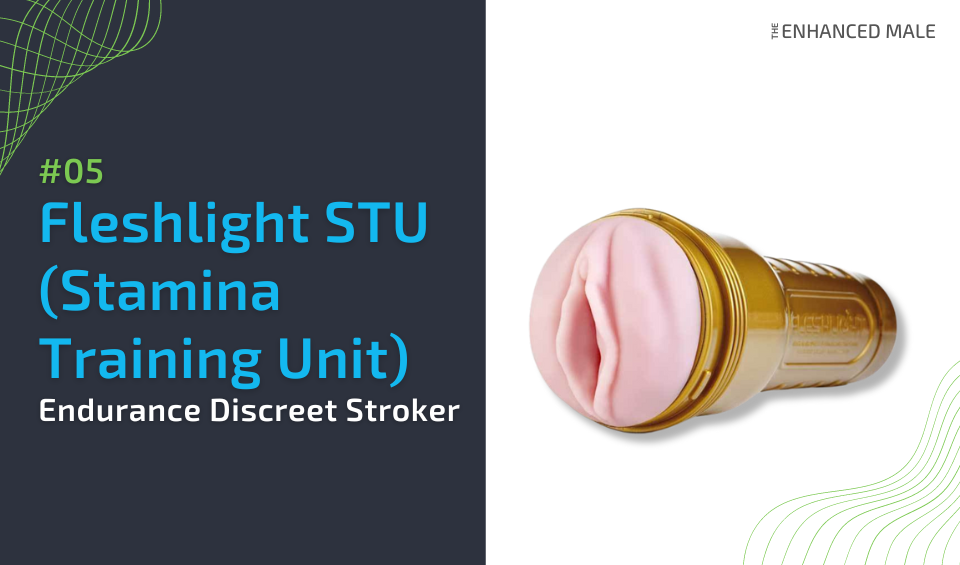 Fleshlight STU (Stamina Training Unit) Endurance Gold Discreet Stroker