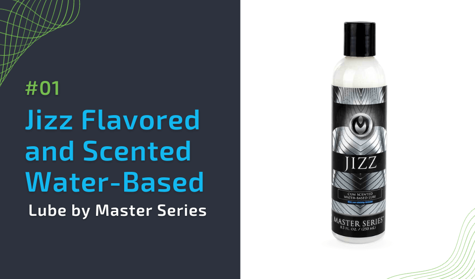 Jizz Flavored & Scented Water-Based Lube by Master Series