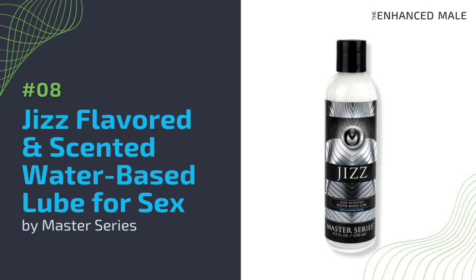 Jizz Flavored & Scented Water-Based Lube for Sex by Master Series