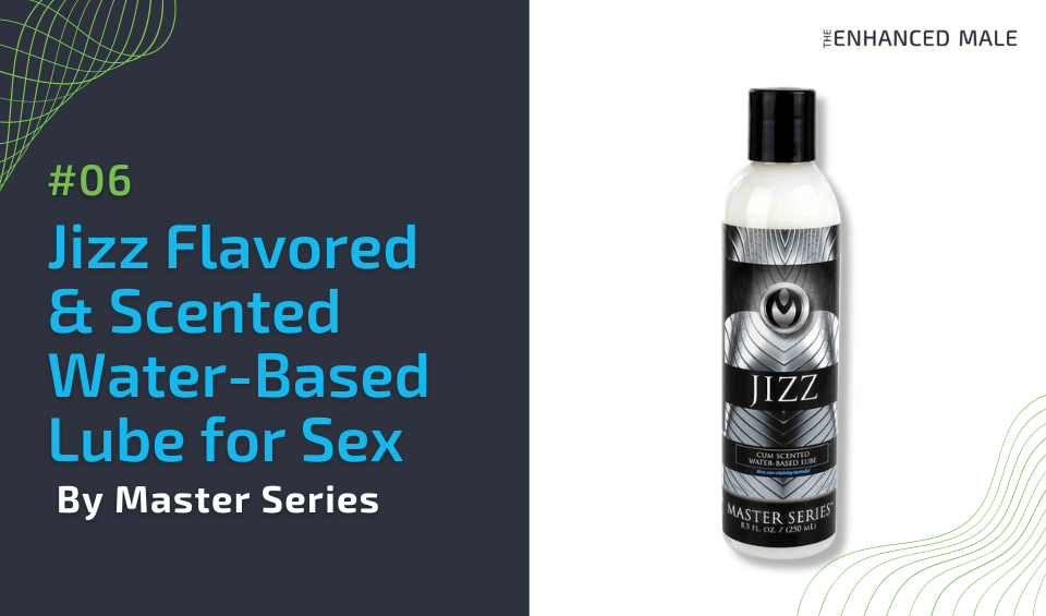 Jizz Flavored & Scented Water-Based Lube for Sex by Master Series