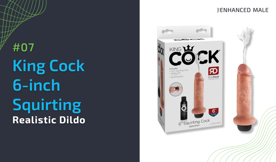 King Cock 6-inch Squirting Realistic Dildo
