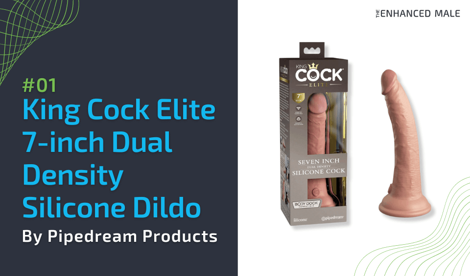 King Cock Elite 7-inch Dual Density Silicone Dildo