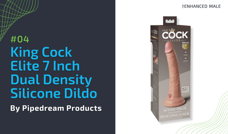 King Cock Elite 7 Inch Dual Density Silicone Dildo By Pipedream Products