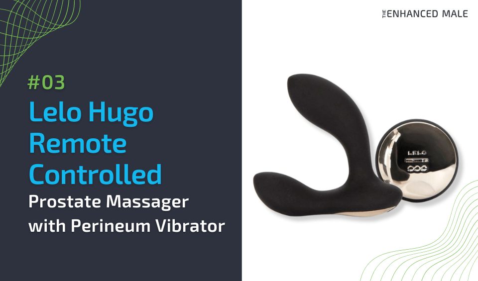 Lelo Hugo Remote Controlled Prostate Massager with Perineum Vibrator