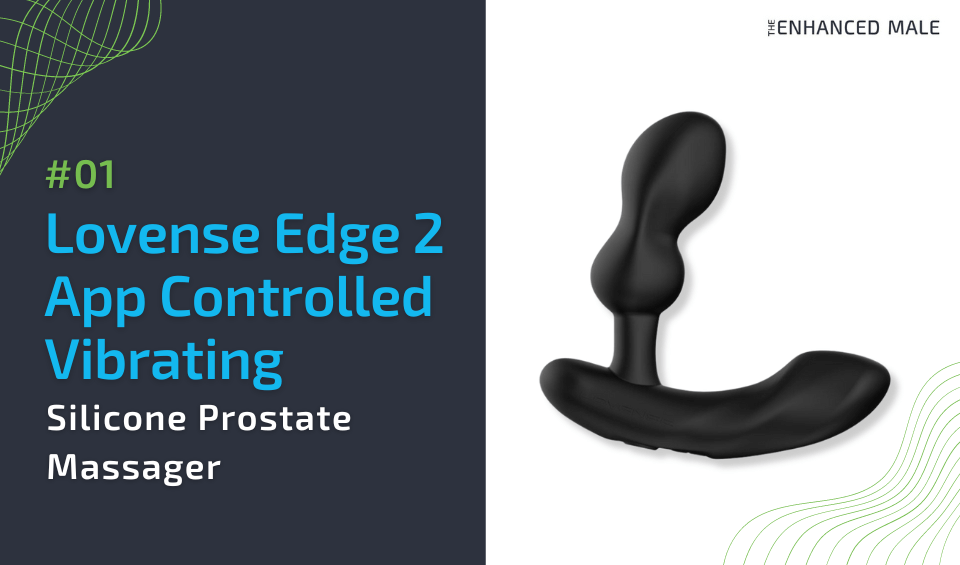 Lovense Edge 2 App Controlled Flexible Vibrating Silicone Prostate Massager