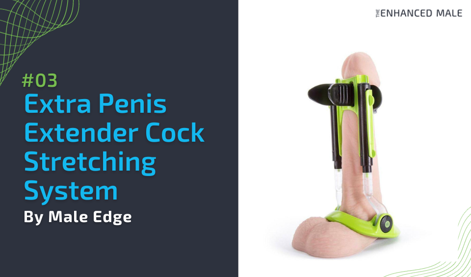 Male Edge Extra Penis Extender Cock Stretching System Green Edition