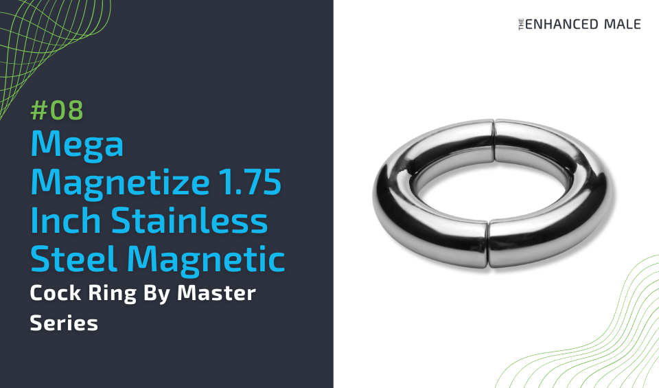 Mega Magnetize 1.75 Inch Stainless Steel Magnetic Cock Ring By Master Series