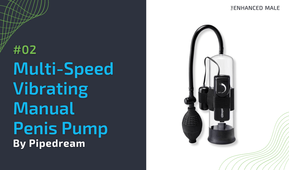 Multi-Speed Vibrating Manual Penis Pump for Beginners - by PipeDream
