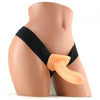 Penis Extension Sleeve 6" Hollow Tan Strap On Sheath