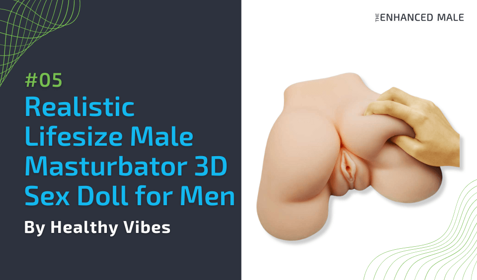 Realistic Lifesize Male Masturbator 3D Sex Doll - Handsfree Vagina & Ass by Healthy Vibes