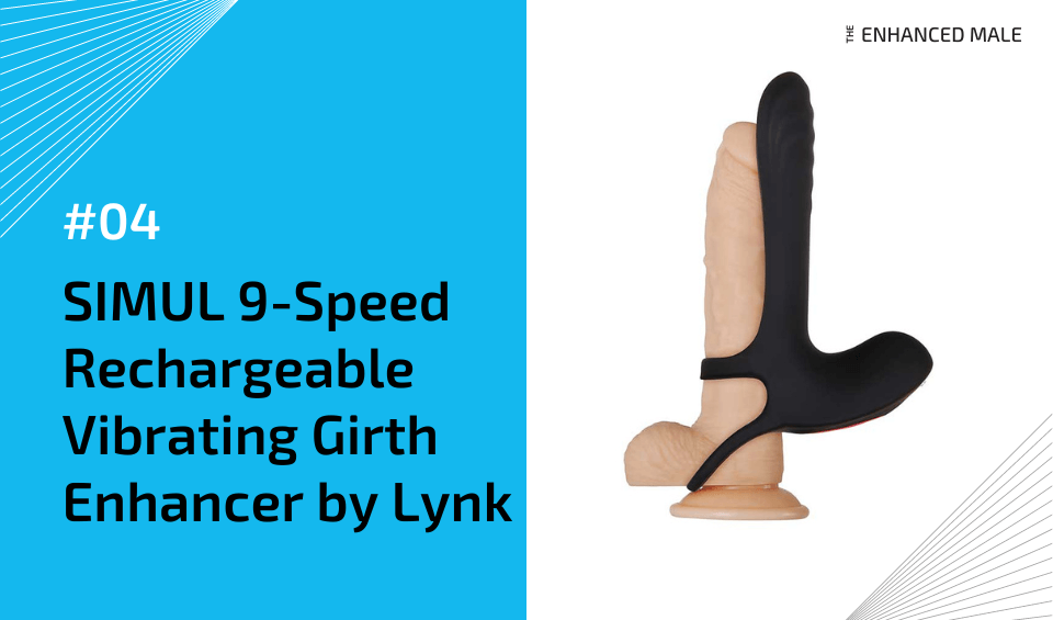 SIMUL 9-Speed Rechargeable Vibrating Girth Enhancer by Lynk