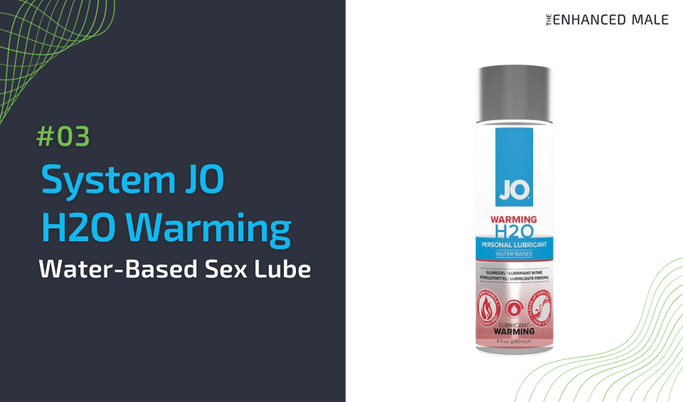 System JO H2O Warming Water-Based Lube for Sex