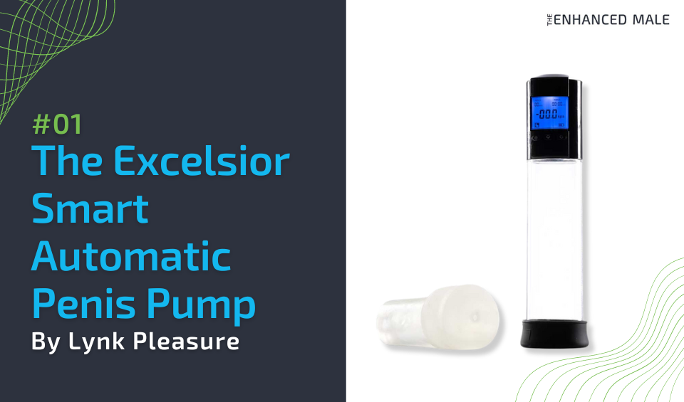 The Excelsior Smart Automatic Penis Pump with Stroker Sleeve by Lynk Pleasure