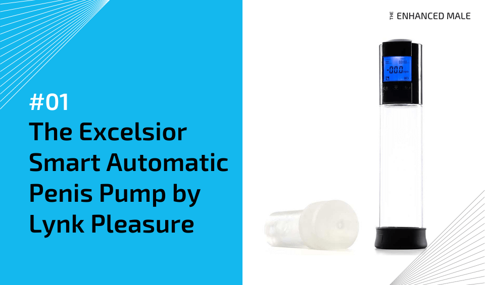 The Excelsior Smart Automatic Penis Pump with Stroker Sleeve by Lynk Pleasure