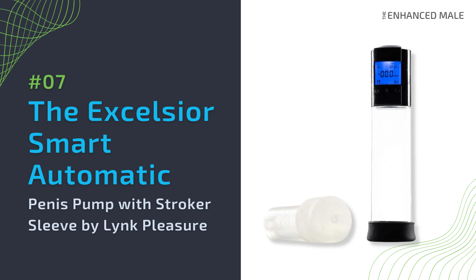 The Excelsior Smart Automatic Penis Pump with Stroker Sleeve by Lynk Pleasure